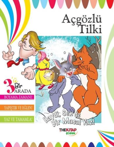 Açgözlü Tilki - 3'ü Birarada Etkinlik Kitabı | Kitap Ambarı