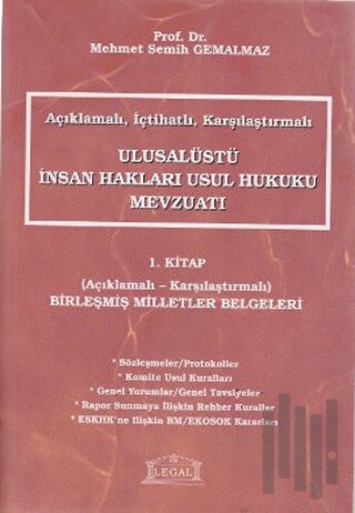 Açıklamalı, İçtihatlı, Karşılaştırmalı Ulusalüstü İnsan Hakları Usul Hukuku Mevzuatı 1. Kitap