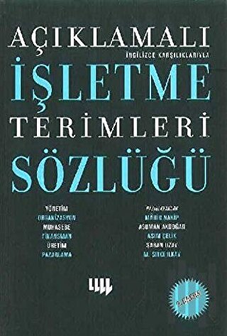 Açıklamalı İşletme Terimleri Sözlüğü