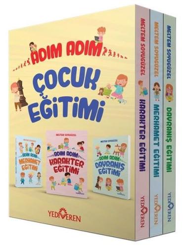 Adım Adım Çocuk Eğitimi Seti - Kutulu - 3 Kitap Takım