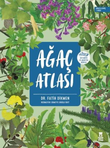 Ağaç Atlası - Dünya Haritası ve Çıkartma Hediyeli (Ciltli) | Kitap Amb