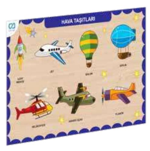 Ahşap Hava Taşıtları Eğitici Set | Kitap Ambarı