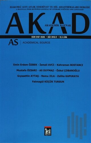 Akad Akademik Kaynak Dergisi Sayı: 2