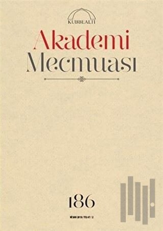 Akademi Mecmuası Sayı: 186 Nisan 2018 | Kitap Ambarı