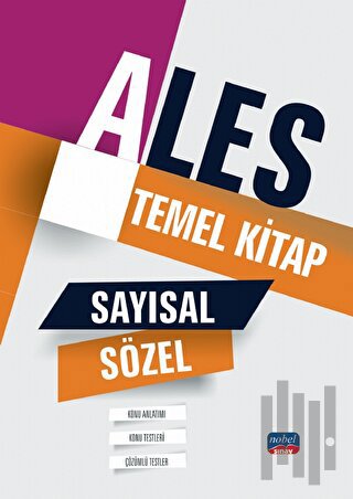ALES Sayısal Sözel Konu Anlatımı Konu Testleri Çözümlü Testler