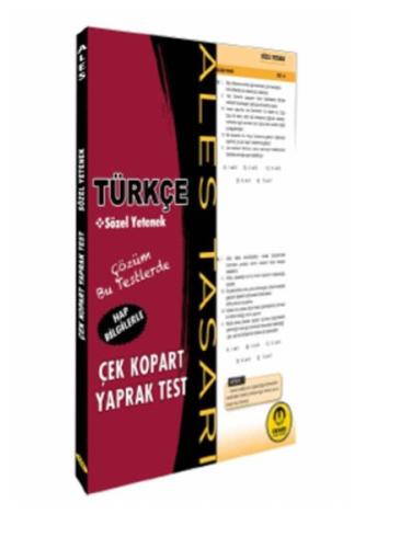 ALES Türkçe Yaprak Test | Kitap Ambarı