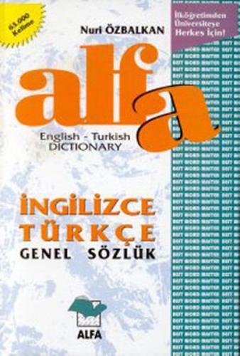 Alfa İngilizce-Türkçe Genel Sözlük (Ciltli)