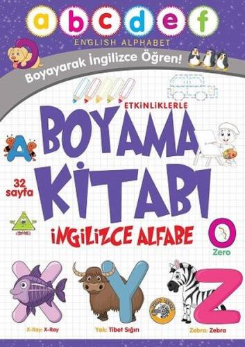 Alfabe - Etkinliklerle Boyama Kitabı İngilizce