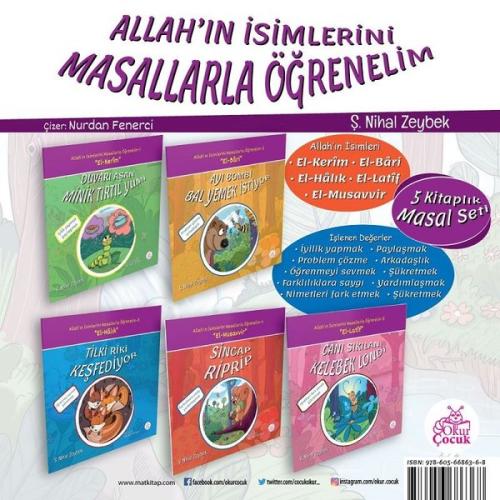 Allah'ın İsimlerini Öğrenelim-5 Kitap Takım | Kitap Ambarı