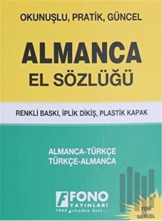 Almanca / Türkçe – Türkçe / Almanca El Sözlüğü | Kitap Ambarı