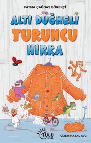 Altı Düğmeli Turuncu Hırka | Kitap Ambarı
