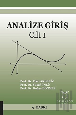 Analize Giriş Cilt 1 | Kitap Ambarı