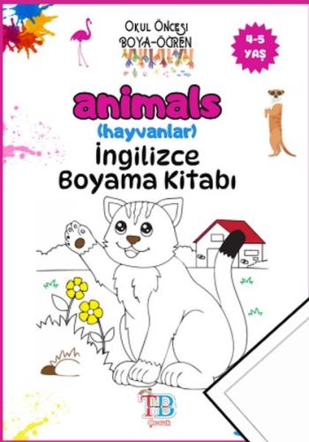 Animals (Hayvanlar)Boyama Kitabı