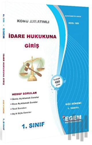 AÖF 1. Sınıf İdare Hukukuna Giriş Güz Dönemi 1. Yarıyıl Tüm Dersler Konu Anlatımlı Soru Bankası (189)