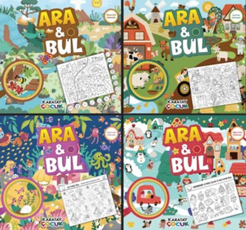 Ara ve Bul / Gizli Resimleri Bul-4'lü Seri (Macera-Keşif-Sürpriz-Eğlen