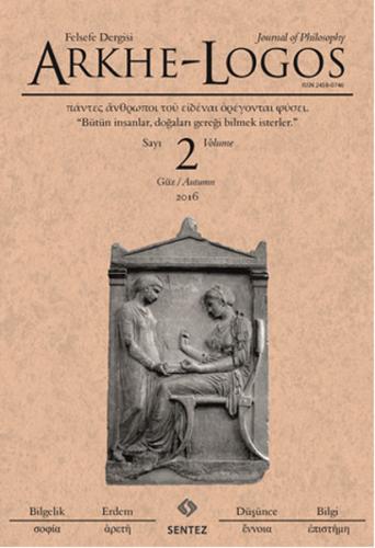 Arkhe - Logos Felsefe Dergisi Sayı 2 | Kitap Ambarı