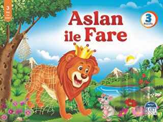 Aslan ile Fare - 3 Boyutlu Kitap