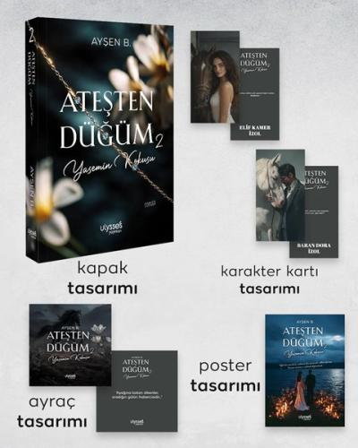 Ateşten Düğüm 2 - Yasemin Kokusu - Karakter Kartları Ayraç ve Poster Hediyeli