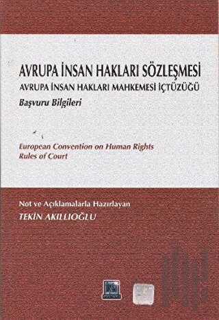 Avrupa İnsan Hakları Sözleşmesi | Kitap Ambarı