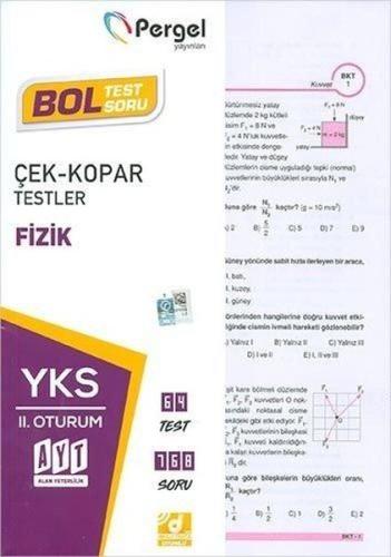 Pergel AYT Fizik Çek-Kopar Yaprak Test (Yeni) | Kitap Ambarı