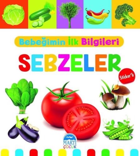 Bebeğimin İlk Bilgileri- Sebzeler - Sticker'lı | Kitap Ambarı