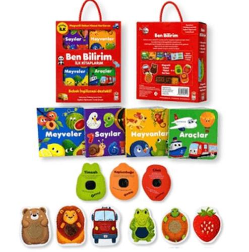 Ben Bilirim İngilizce Destekli İlk Kitaplarım (4 kitap + 6 Magnetli Do