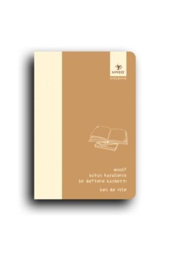 Ben De Öyle Serisi Büyük Boy Karamel Konsept Defter | Kitap Ambarı