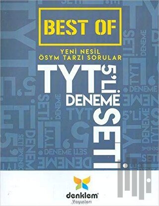 Best Of Yeni Nesil ÖSYM Tarzı Sorular TYT 5'li Deneme Seti | Kitap Amb