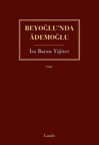 Beyoğlu'nda Ademoğlu | Kitap Ambarı