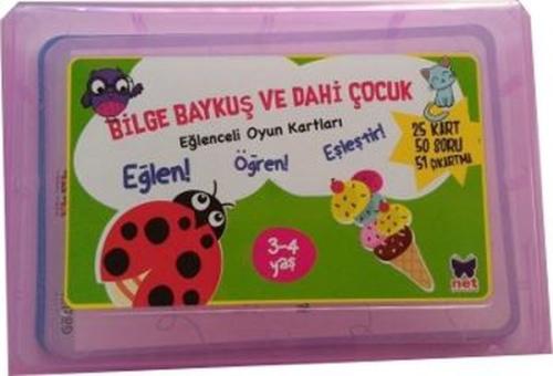 Bilge Baykuş ve Dahi Çocuk Yeşil-Eğlenceli Oyun Kartları 3-4 Yaş