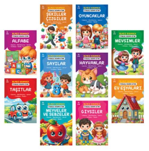 Bilmece Boyamaca (10 Kitap) | Kitap Ambarı