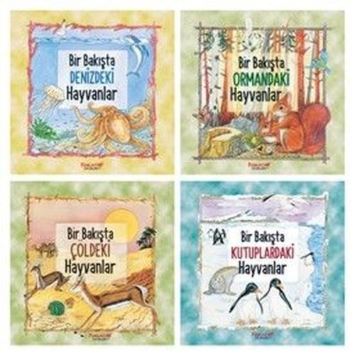 Bir Bakışta Hayvanlar Serisi Seti - 4 Kitap Takım | Kitap Ambarı
