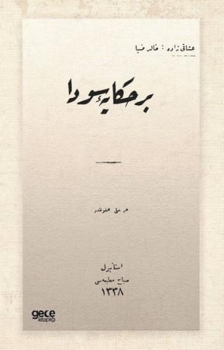 Bir Hikaye-i Sevda (Osmanlıca) | Kitap Ambarı