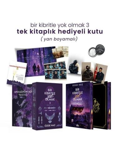 Bir Kibritle Yok Olmak 3 - Tek Kitaplık Hediyeli Kutu - Yan Boyamalı (