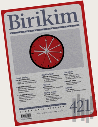 Birikim Dergisi Sayı 421 - Mayıs 2024 | Kitap Ambarı