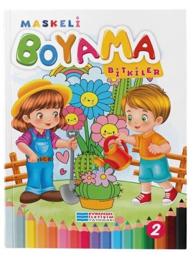 Bitkiler - Maskeli Boyama | Kitap Ambarı