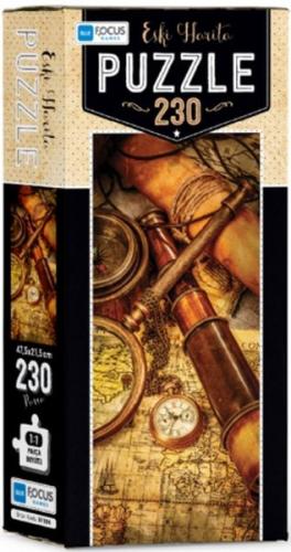 Blue Focus Eski Harita - Puzzle 230 Parça | Kitap Ambarı