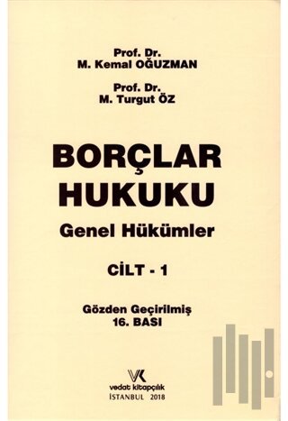 Borçlar Hukuku Genel Hükümler Cilt: 1 (Ciltli)