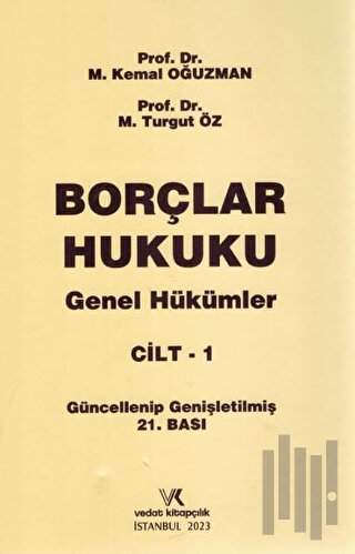 Borçlar Hukuku Genel Hükümler Cilt - 1