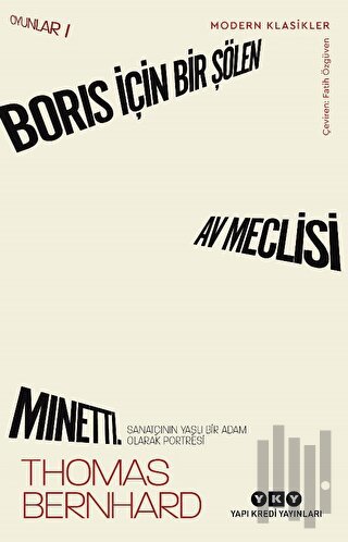 Boris İçin Bir Şölen, Av Meclisi, Minetti - Oyunlar 1 | Kitap Ambarı