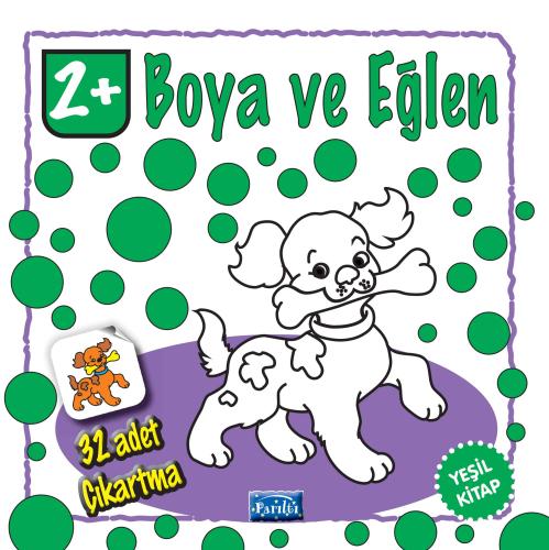 Boya ve Eğlen Yeşil Kitap | Kitap Ambarı