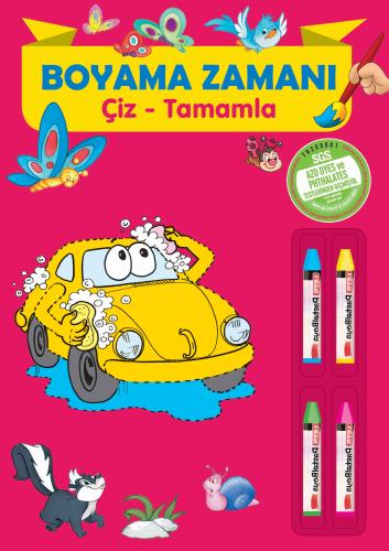 Boyama Zamanı: Çiz - Tamamla | Kitap Ambarı