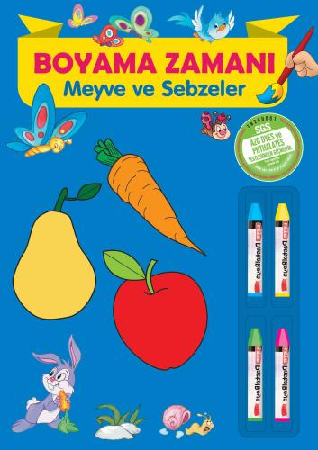 Boyama Zamanı: Meyve ve Sebzeler | Kitap Ambarı