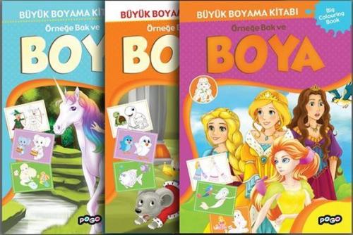 Büyük Boyama Seti-3 Kitap Takım | Kitap Ambarı