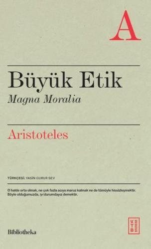 Büyük Etik Magna Moralia | Kitap Ambarı