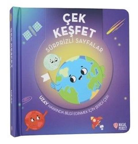 Çek Keşfet - Uzay - Sürprizli Sayfalar (Ciltli) | Kitap Ambarı