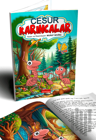 Cesur Karıncalar (Renkli Resimli 1. ve 2. Sınıflara - 6+Yaş) | Kitap A