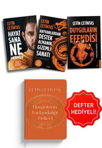 Çetin Çetintaş Defter Hediyeli Kitap Seti - 3 Kitap Takım | Kitap Amba