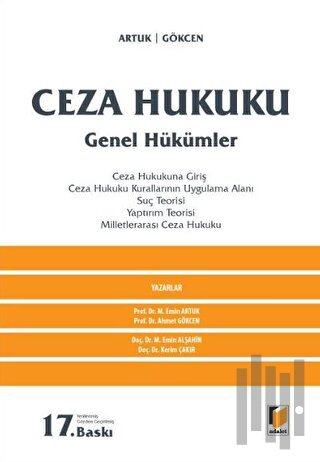 Ceza Hukuku Genel Hükümler (Ciltli)