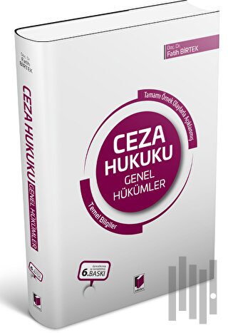 Ceza Hukuku Genel Hükümler
